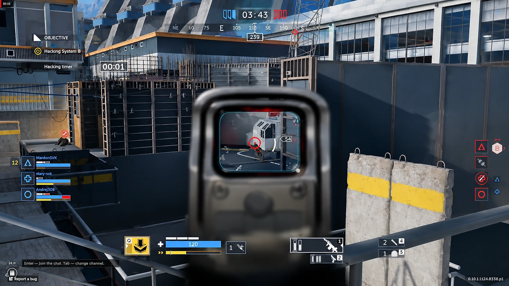 Caliber player ESP overlay