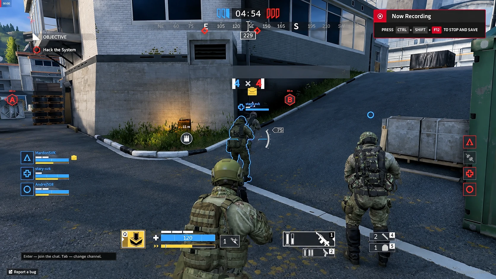 Player ESP wallhack outline in Caliber
